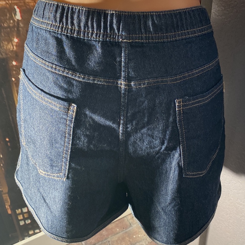 JUICY COUTURE - shorts: American flag sequined denim jeans w adj. tie waist - XL - Picture 14 of 16